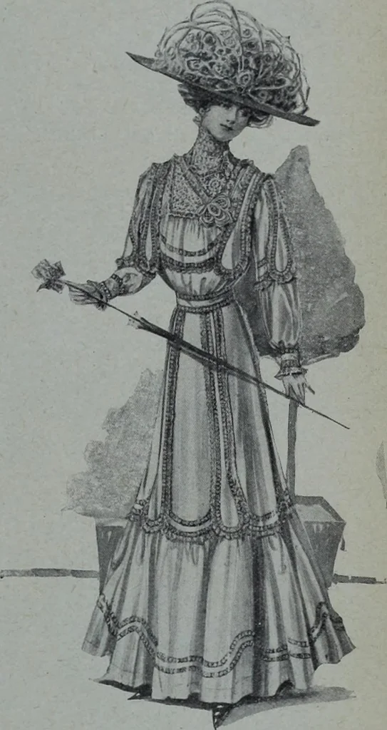 An illustration from Tissus et nouveauts 1910, 1910, leaf 140