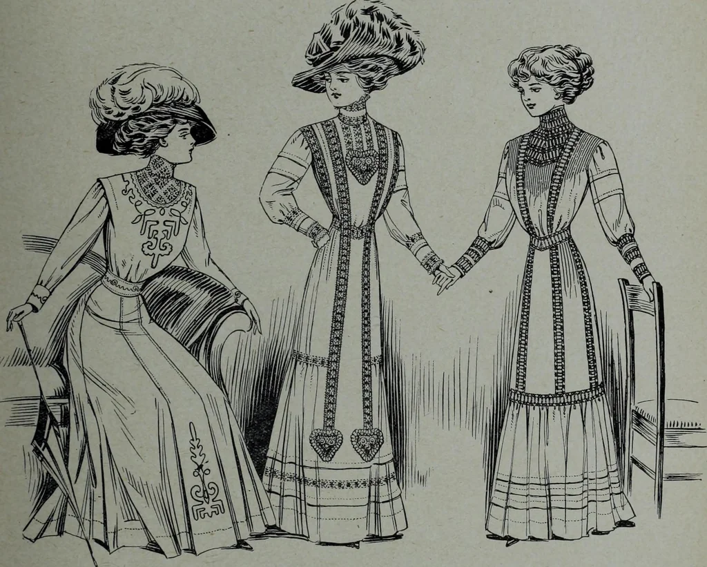 An illustration from Tissus et nouveauts 1910, 1910, leaf 200