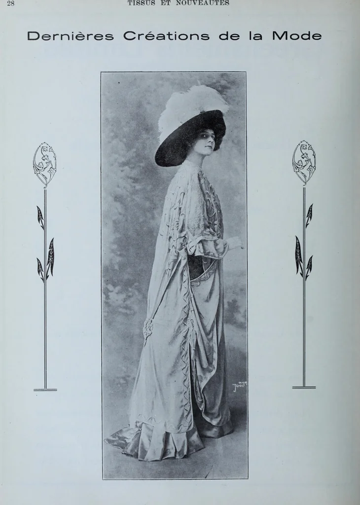An illustration from Tissus et nouveauts 1910, 1910, leaf 295