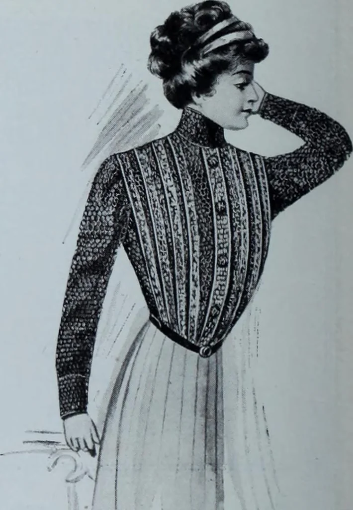 An illustration from Tissus et nouveauts 1910, 1910, leaf 299