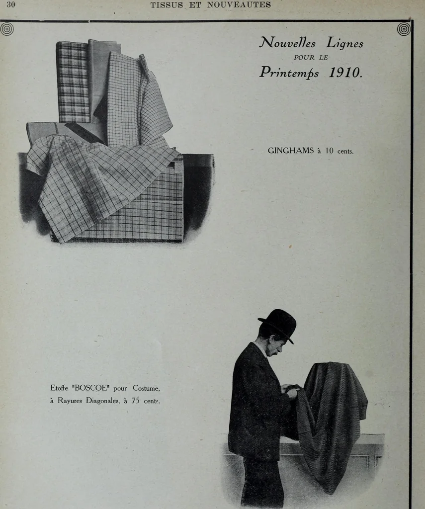 An illustration from Tissus et nouveauts 1910, 1910, leaf 35