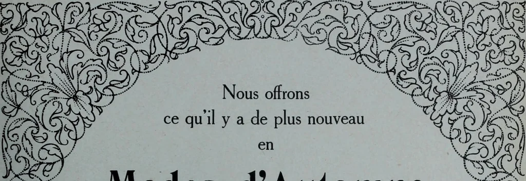 An illustration from Tissus et nouveauts 1910, 1910, leaf 388