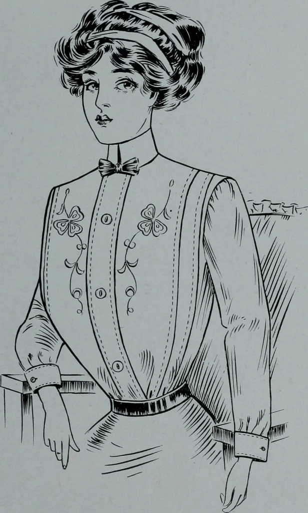 An illustration from Tissus et nouveauts 1910, 1910, leaf 430