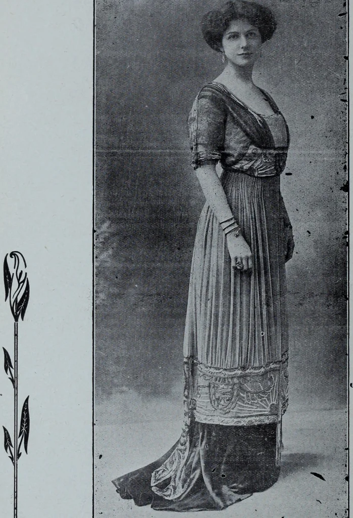 An illustration from Tissus et nouveauts 1910, 1910, leaf 491