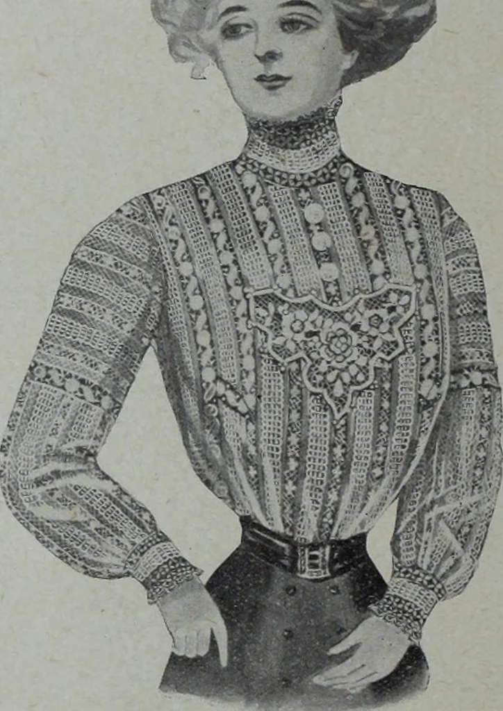 An illustration from Tissus et nouveauts 1910, 1910, leaf 61
