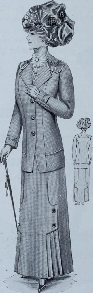 An illustration from Tissus et nouveauts 1911, 1911, leaf 141