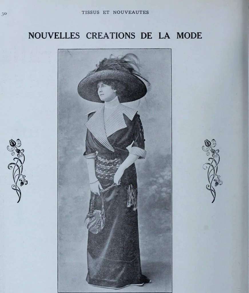 An illustration from Tissus et nouveauts 1911, 1911, leaf 155