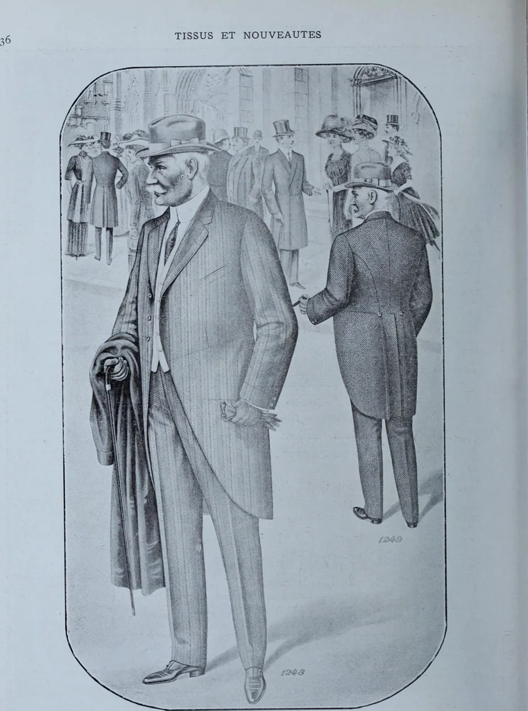 An illustration from Tissus et nouveauts 1911, 1911, leaf 161