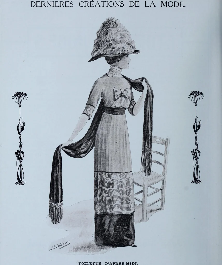 An illustration from Tissus et nouveauts 1911, 1911, leaf 197