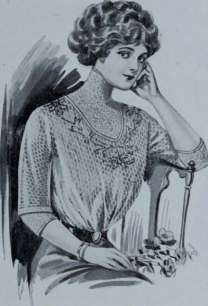 An illustration from Tissus et nouveauts 1911, 1911, leaf 208