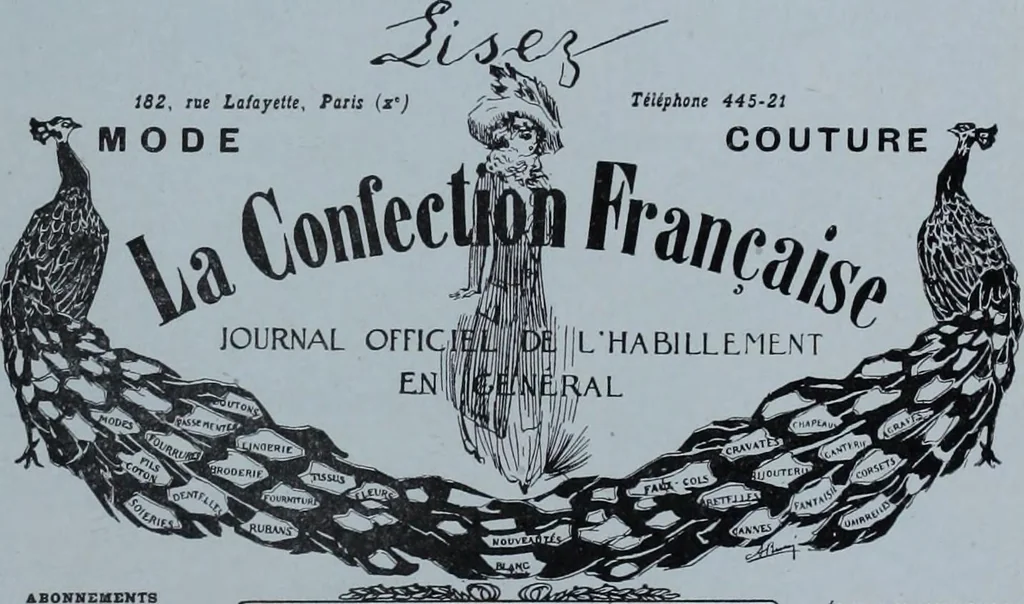 An illustration from Tissus et nouveauts 1911, 1911, leaf 310