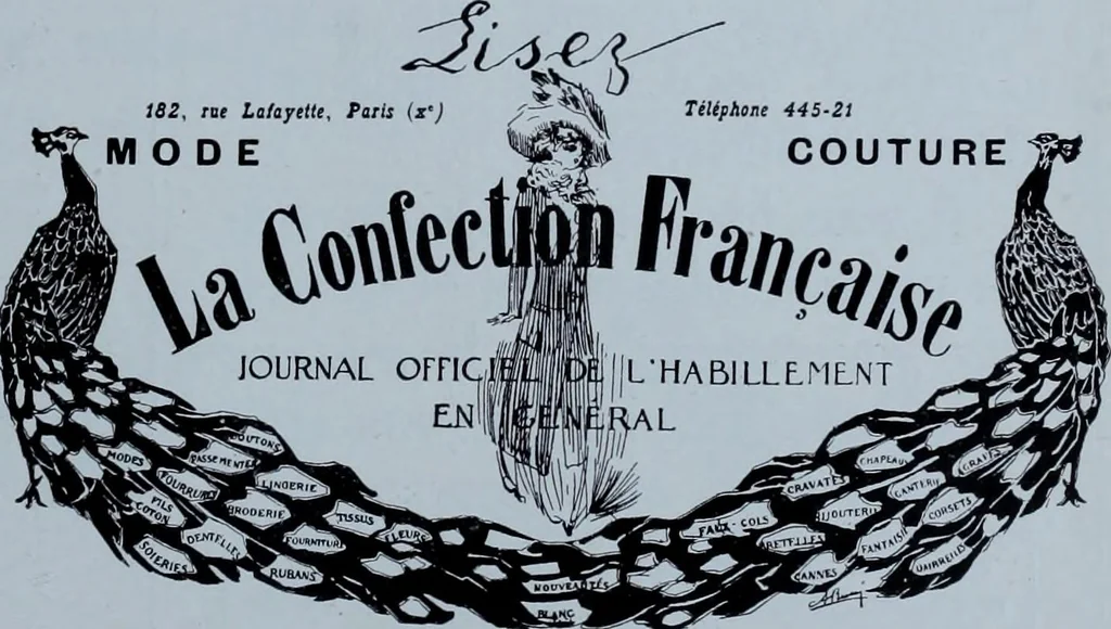 An illustration from Tissus et nouveauts 1911, 1911, leaf 422