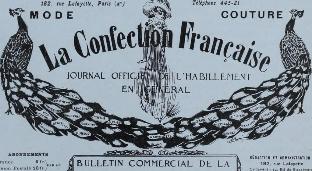 An illustration from Tissus et nouveauts 1911, 1911, leaf 470