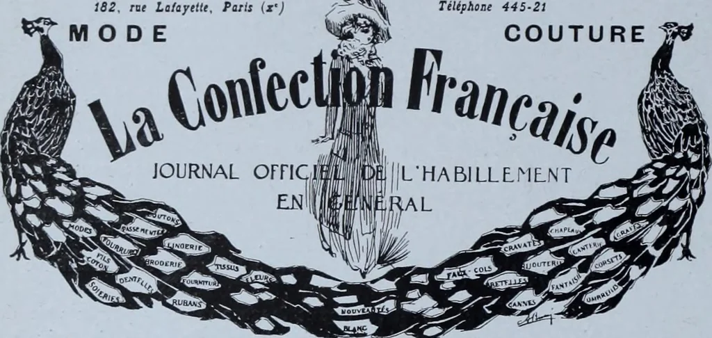 An illustration from Tissus et nouveauts 1911, 1911, leaf 523