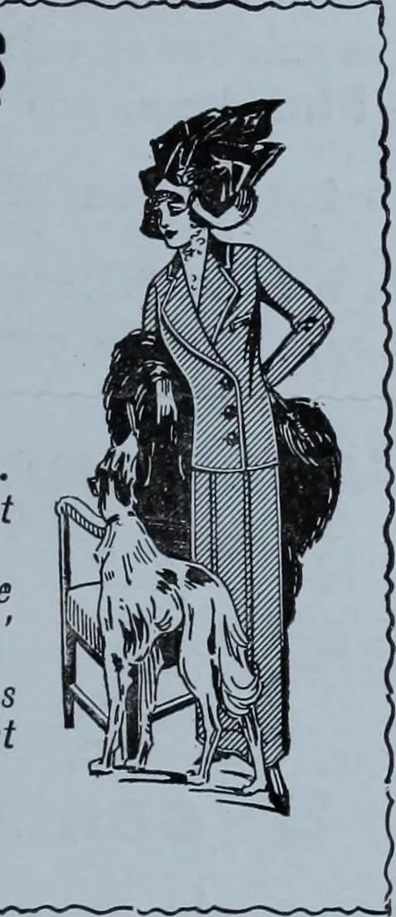 An illustration from Tissus et nouveauts 1912, 1912, leaf 150