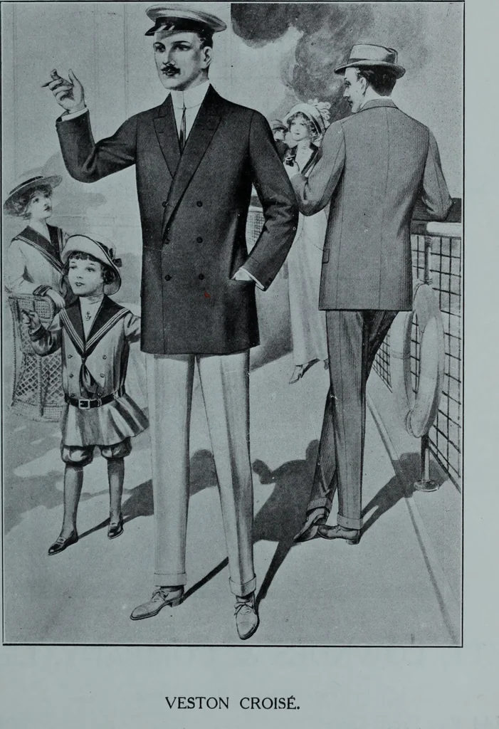 An illustration from Tissus et nouveauts 1912, 1912, leaf 264