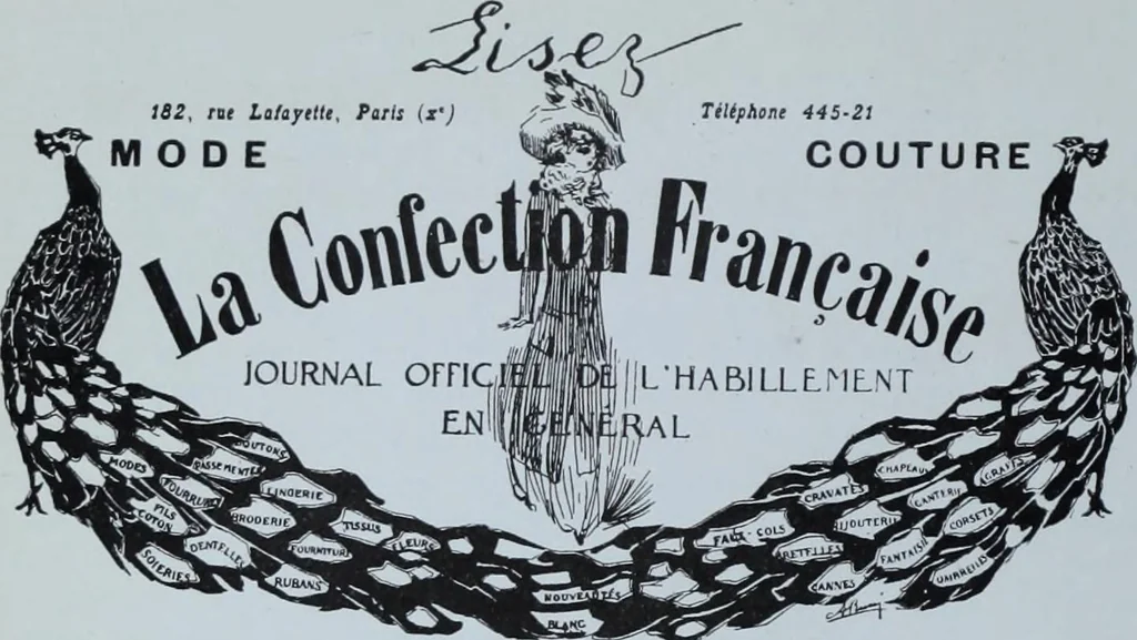 An illustration from Tissus et nouveauts 1912, 1912, leaf 271