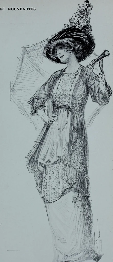 An illustration from Tissus et nouveauts 1912, 1912, leaf 328
