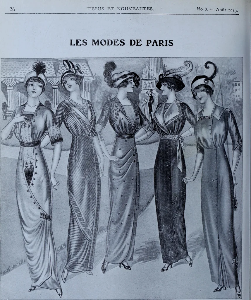 An illustration from Tissus et nouveauts 1913, 1913, leaf 299