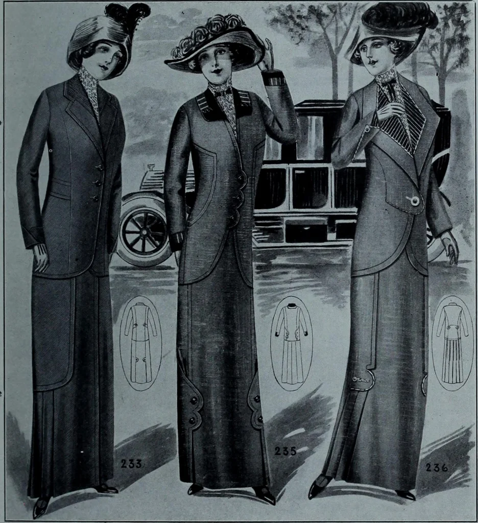 An illustration from Tissus et nouveauts 1913, 1913, leaf 92