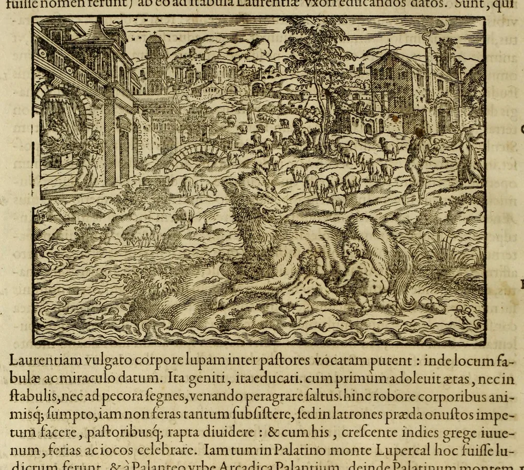 An illustration from Titi Livii Patavini Romanæ historiæ principis libri omnes qvotqvot ad nostram ætatem peruenerunt : vna cvm doctissimorvm virorvm in eos lucubrationibus, post omnes aliorum editiones, summa fide ac diligentia, & veterum & recentiorum exemplarium collatione nunc denuo recogniti, plurimusq[ue] in locis castigati, & artificiosis picturis, præcipuas historias aptè representantibus, exornati, inq[ue] duos tomos distributi, quibus quæ contineantur, post præfationem patebit : cum indice copiosissimo, 1578, leaf 44