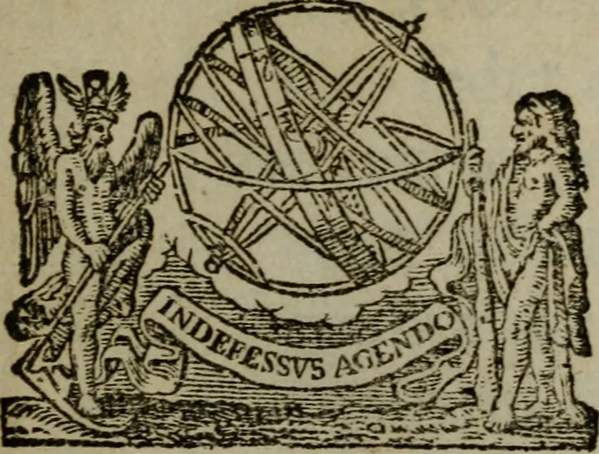 An illustration from Titi Petronii Arbitri equitis Romani Satyricon : cum fragmento nuper Tragurii reperto. Accedunt diversorum poëtarum Lusus in Priapum, Pervigilium Veneris, Ausonii Cento nuptialis, Cupido crucifixus, Epistolae de Cleopatra, & alia nonnulla : omnia commentariis & notis doctorum virorum illustrata, 1669, leaf 6