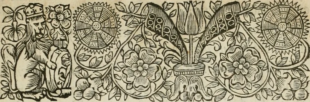 An illustration from Titles of honor, 1672, leaf 10
