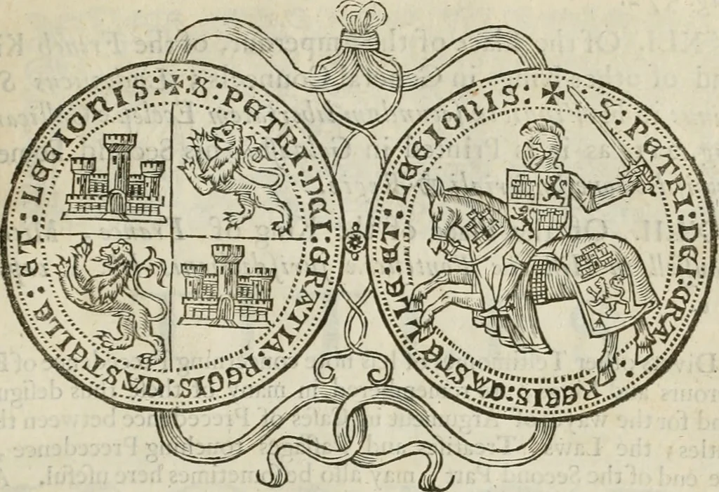 An illustration from Titles of honor, 1672, leaf 260