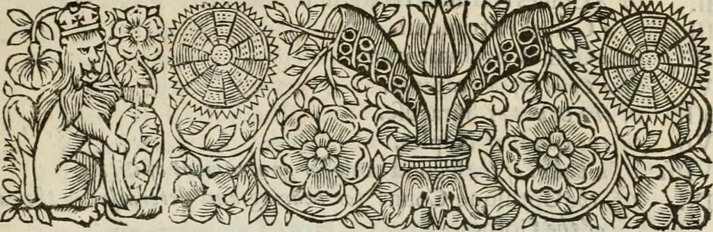 An illustration from Titles of honor, 1672, leaf 262
