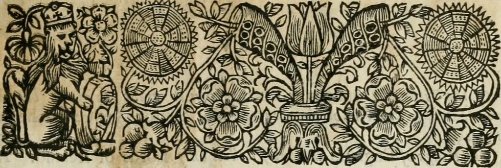 An illustration from Titles of honor, 1672, leaf 30