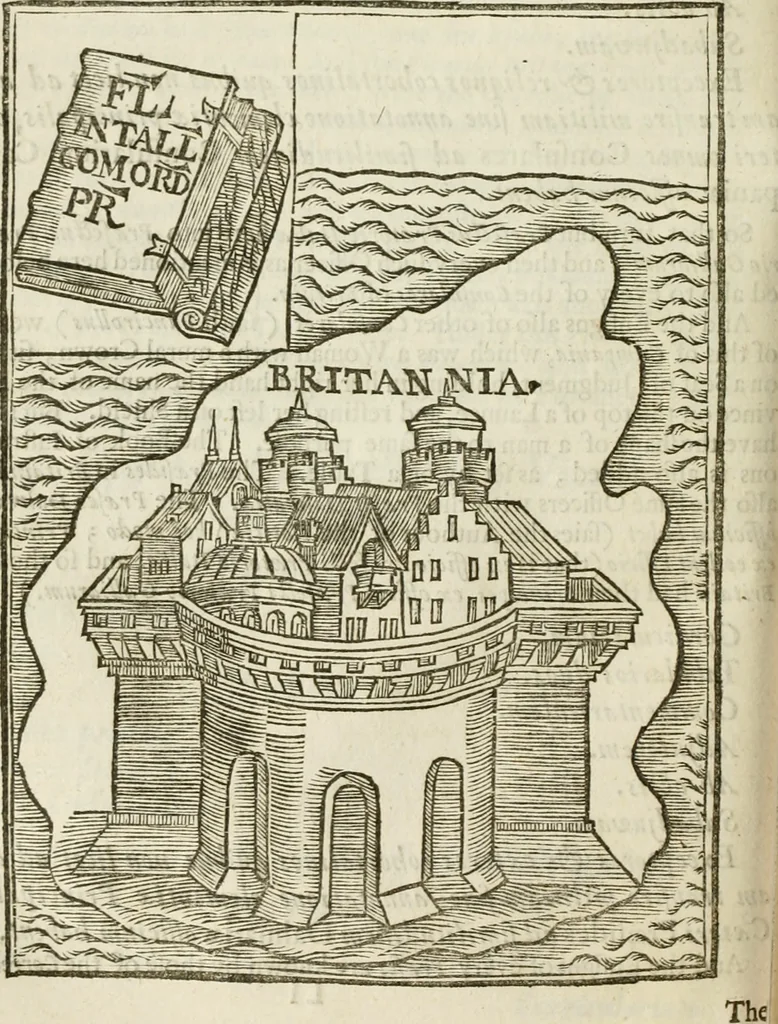 An illustration from Titles of honor, 1672, leaf 307