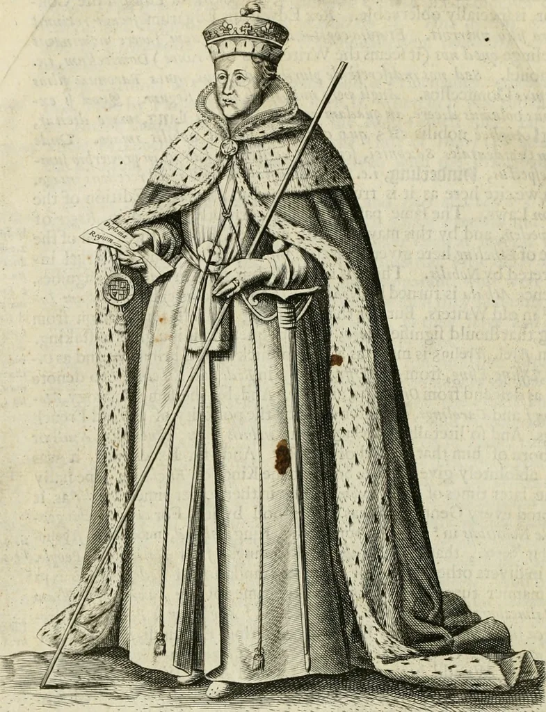 An illustration from Titles of honor, 1672, leaf 541