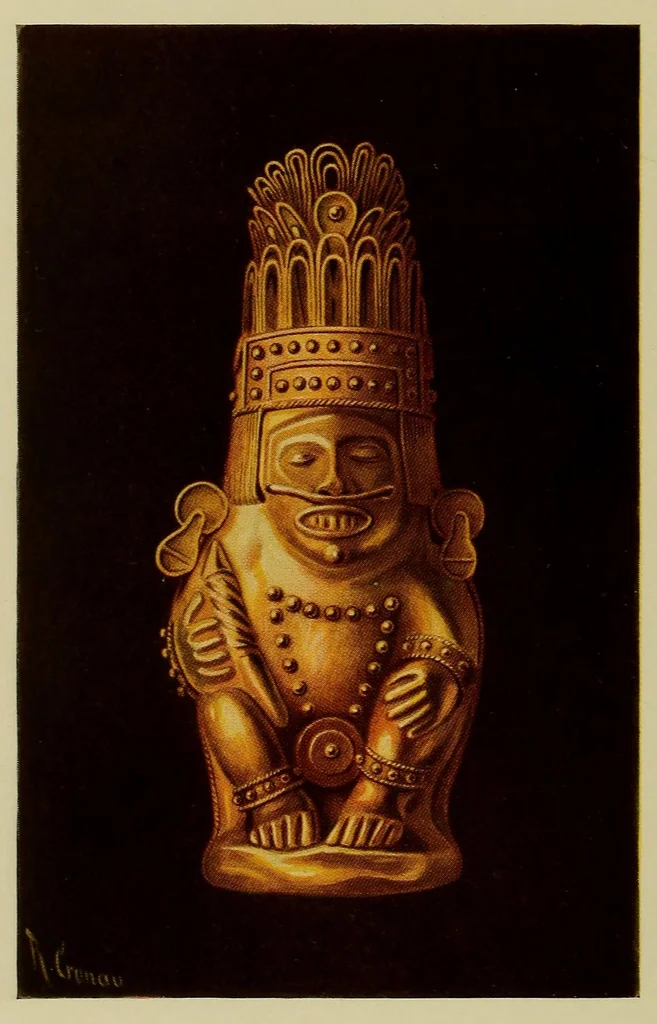 An illustration from Tizoc, great lord of the Aztecs, 1481-1486, 1929, leaf 4