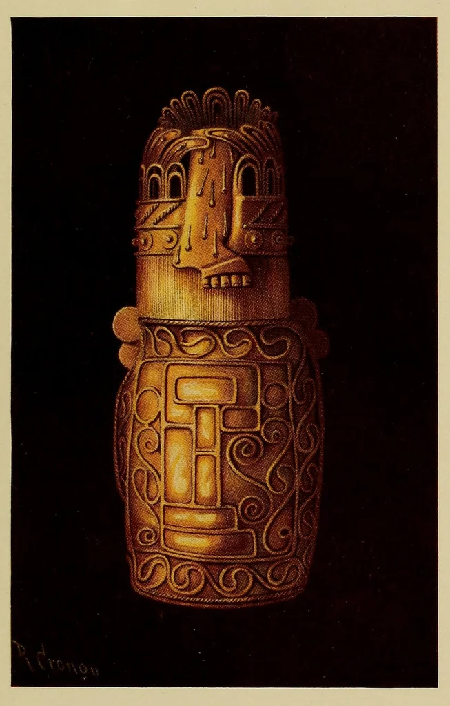An illustration from Tizoc, great lord of the Aztecs, 1481-1486, 1929, leaf 51