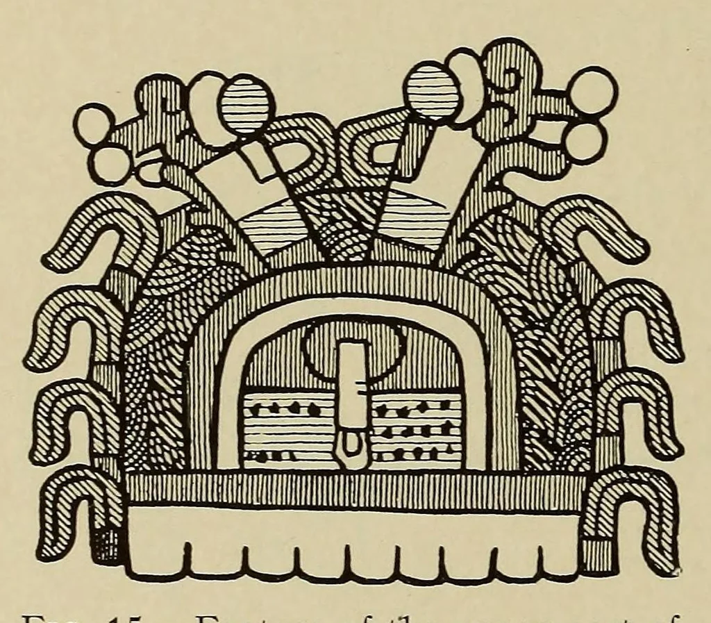 An illustration from Tizoc, great lord of the Aztecs, 1481-1486, 1929, leaf 72
