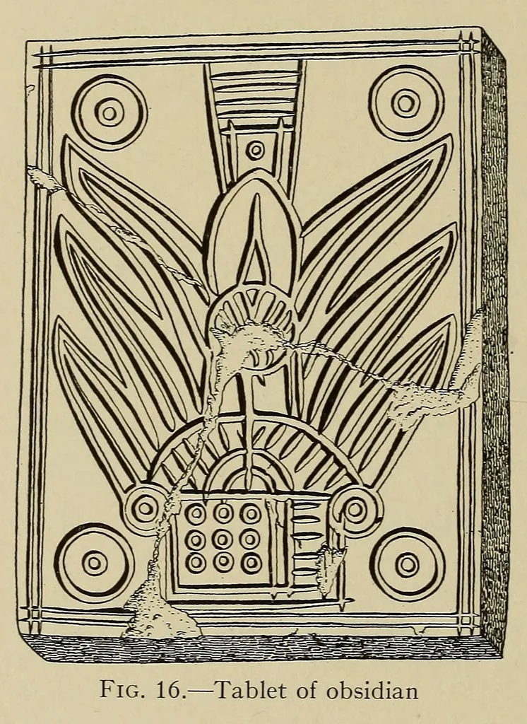 An illustration from Tizoc, great lord of the Aztecs, 1481-1486, 1929, leaf 74