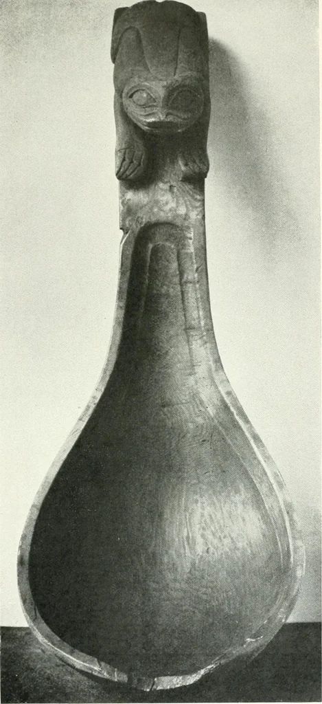 An illustration from Tlinkit u. Haida : Indianerstämme der Westküste von Nord-Amerika : Kultische Kunst und Mythen des Kulturkreises, 1922, leaf 110