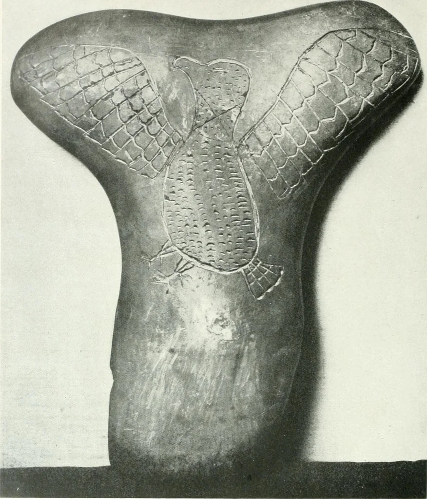 An illustration from Tlinkit u. Haida : Indianerstämme der Westküste von Nord-Amerika : Kultische Kunst und Mythen des Kulturkreises, 1922, leaf 53