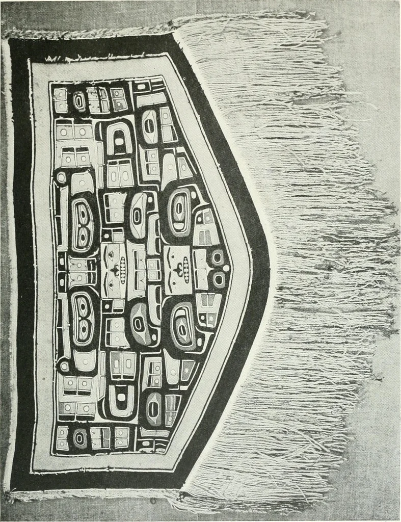 An illustration from Tlinkit u. Haida : Indianerstämme der Westküste von Nord-Amerika : Kultische Kunst und Mythen des Kulturkreises, 1922, leaf 64