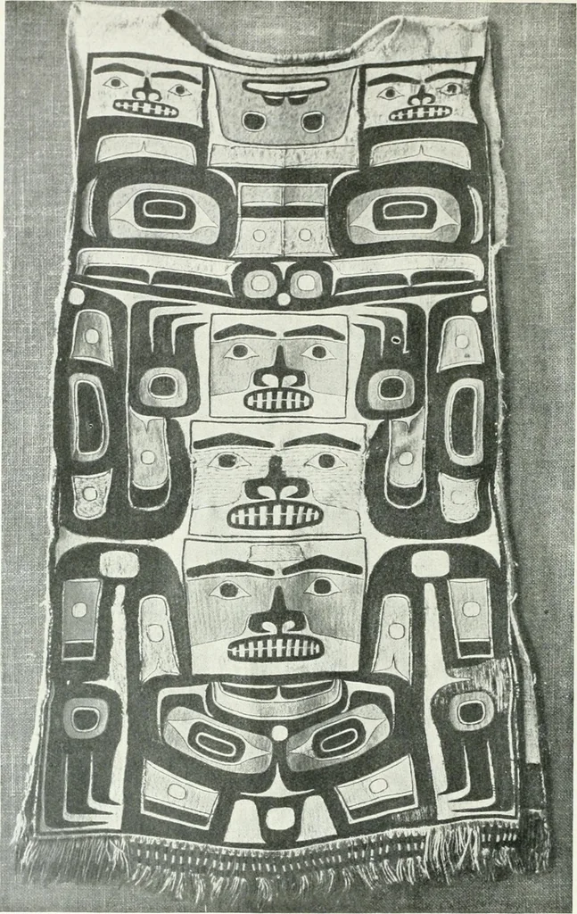 An illustration from Tlinkit u. Haida : Indianerstämme der Westküste von Nord-Amerika : Kultische Kunst und Mythen des Kulturkreises, 1922, leaf 65