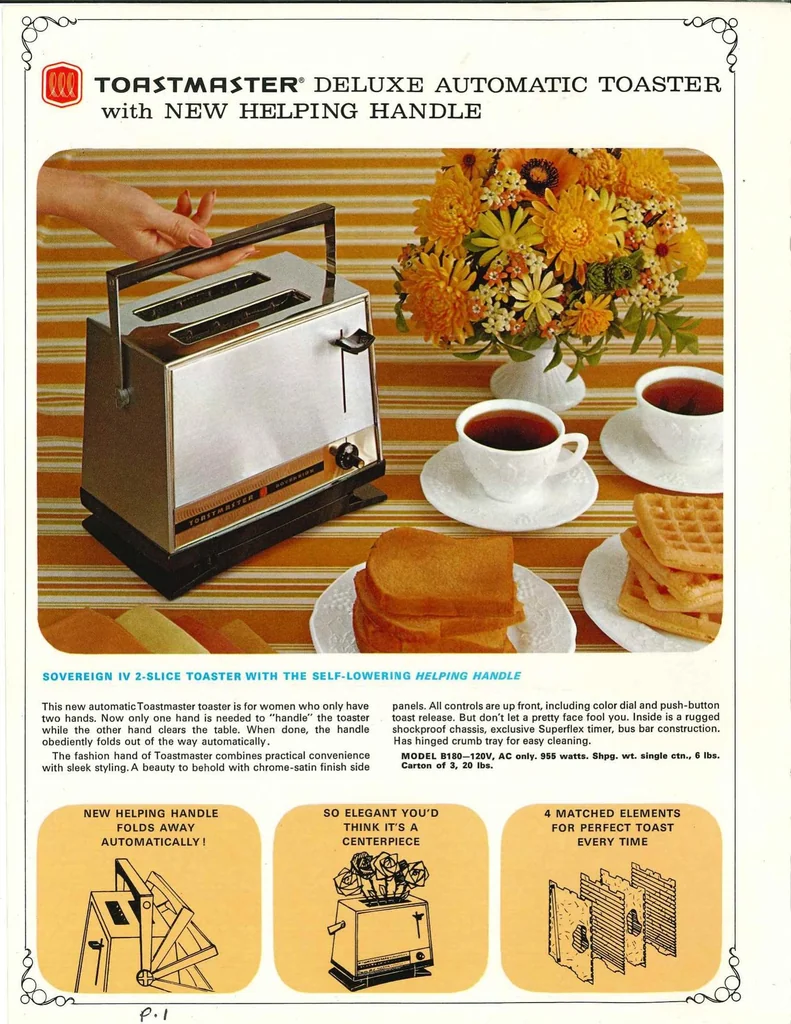 An illustration from Toastmaster Kitchen Appliances 1970, 1970, leaf 1