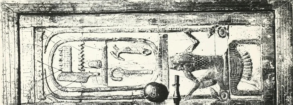 An illustration from Tomb of Yuaa and Thuiu, 1908, leaf 190