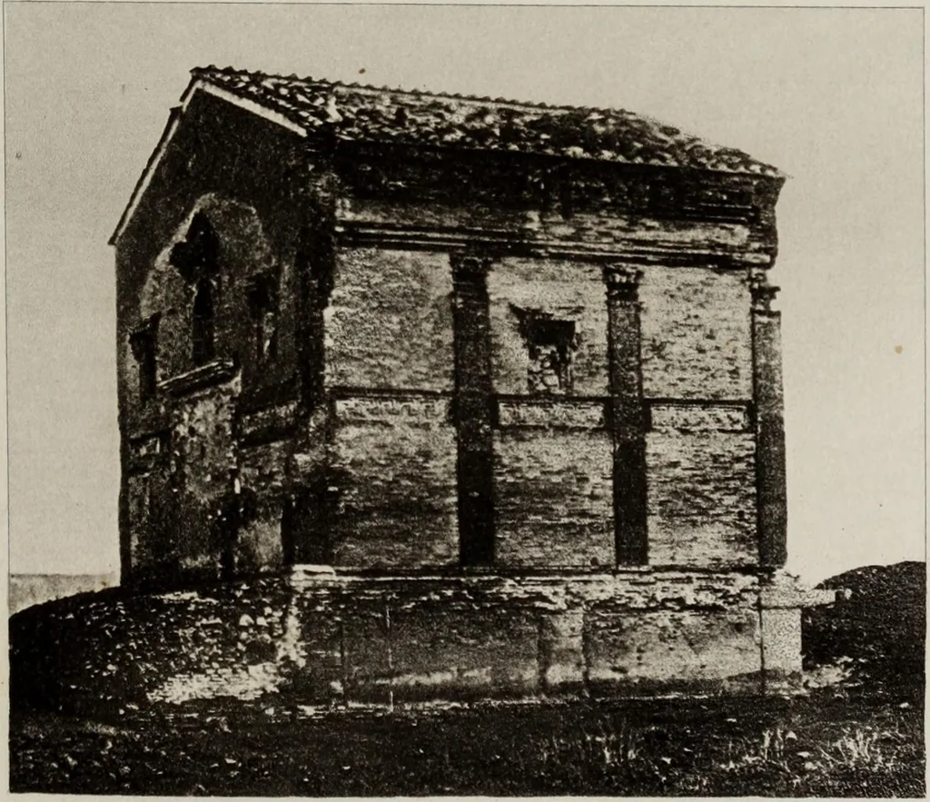 An illustration from Tombs in and near Rome ; Sculpture among the Greeks and Romans, mythology in funereal sculpture, and early Christian sculpture, 1877, leaf 106