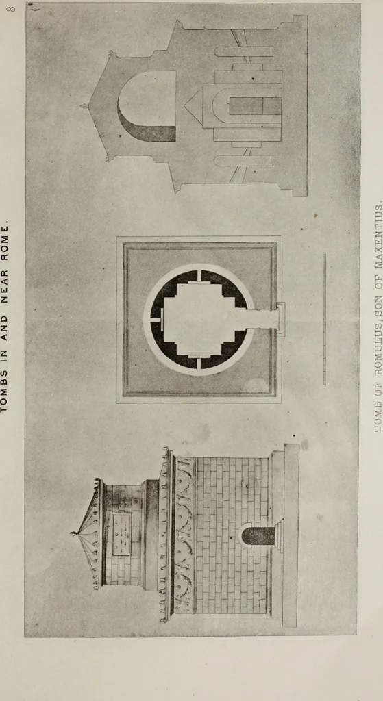 An illustration from Tombs in and near Rome ; Sculpture among the Greeks and Romans, mythology in funereal sculpture, and early Christian sculpture, 1877, leaf 114