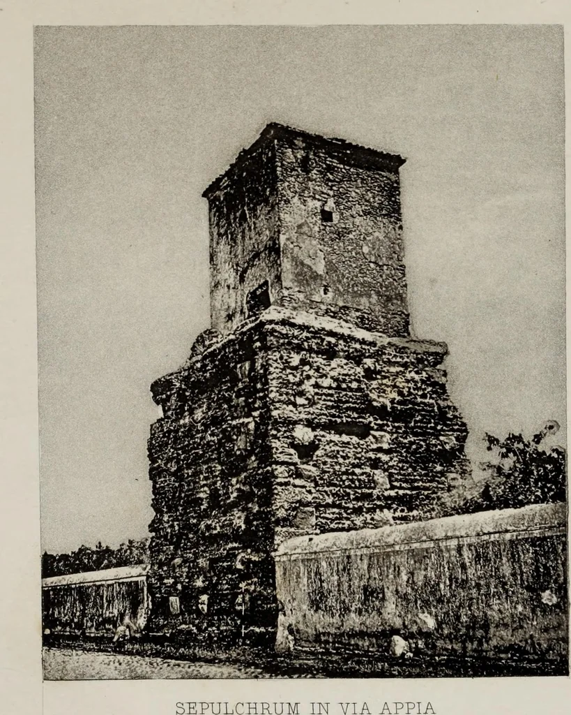 An illustration from Tombs in and near Rome ; Sculpture among the Greeks and Romans, mythology in funereal sculpture, and early Christian sculpture, 1877, leaf 130