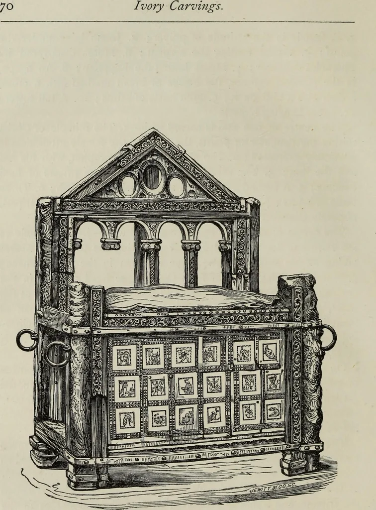 An illustration from Tombs in and near Rome ; Sculpture among the Greeks and Romans, mythology in funereal sculpture, and early Christian sculpture, 1877, leaf 243