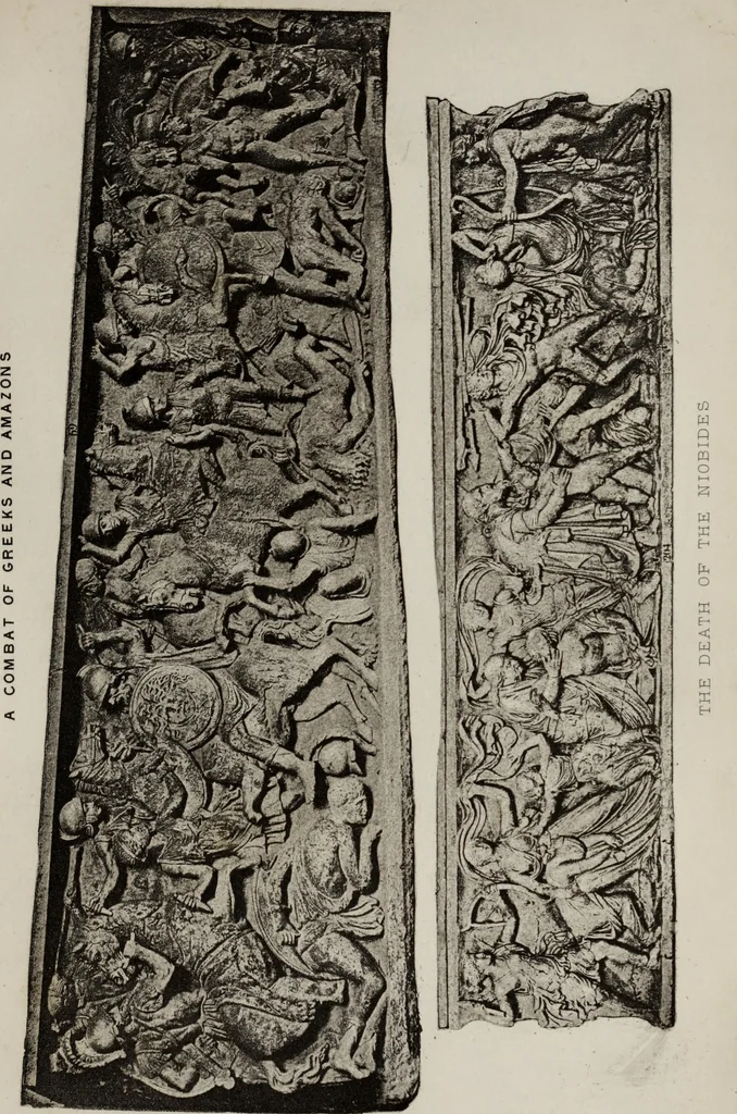 An illustration from Tombs in and near Rome ; Sculpture among the Greeks and Romans, mythology in funereal sculpture, and early Christian sculpture, 1877, leaf 268