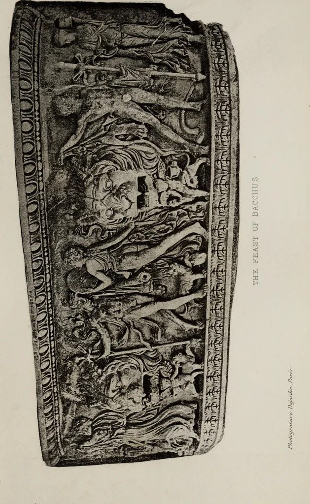 An illustration from Tombs in and near Rome ; Sculpture among the Greeks and Romans, mythology in funereal sculpture, and early Christian sculpture, 1877, leaf 276