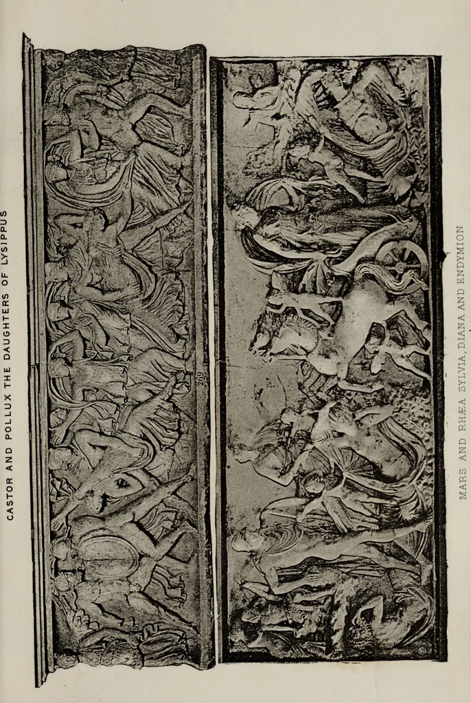 An illustration from Tombs in and near Rome ; Sculpture among the Greeks and Romans, mythology in funereal sculpture, and early Christian sculpture, 1877, leaf 292