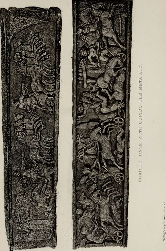 An illustration from Tombs in and near Rome ; Sculpture among the Greeks and Romans, mythology in funereal sculpture, and early Christian sculpture, 1877, leaf 296